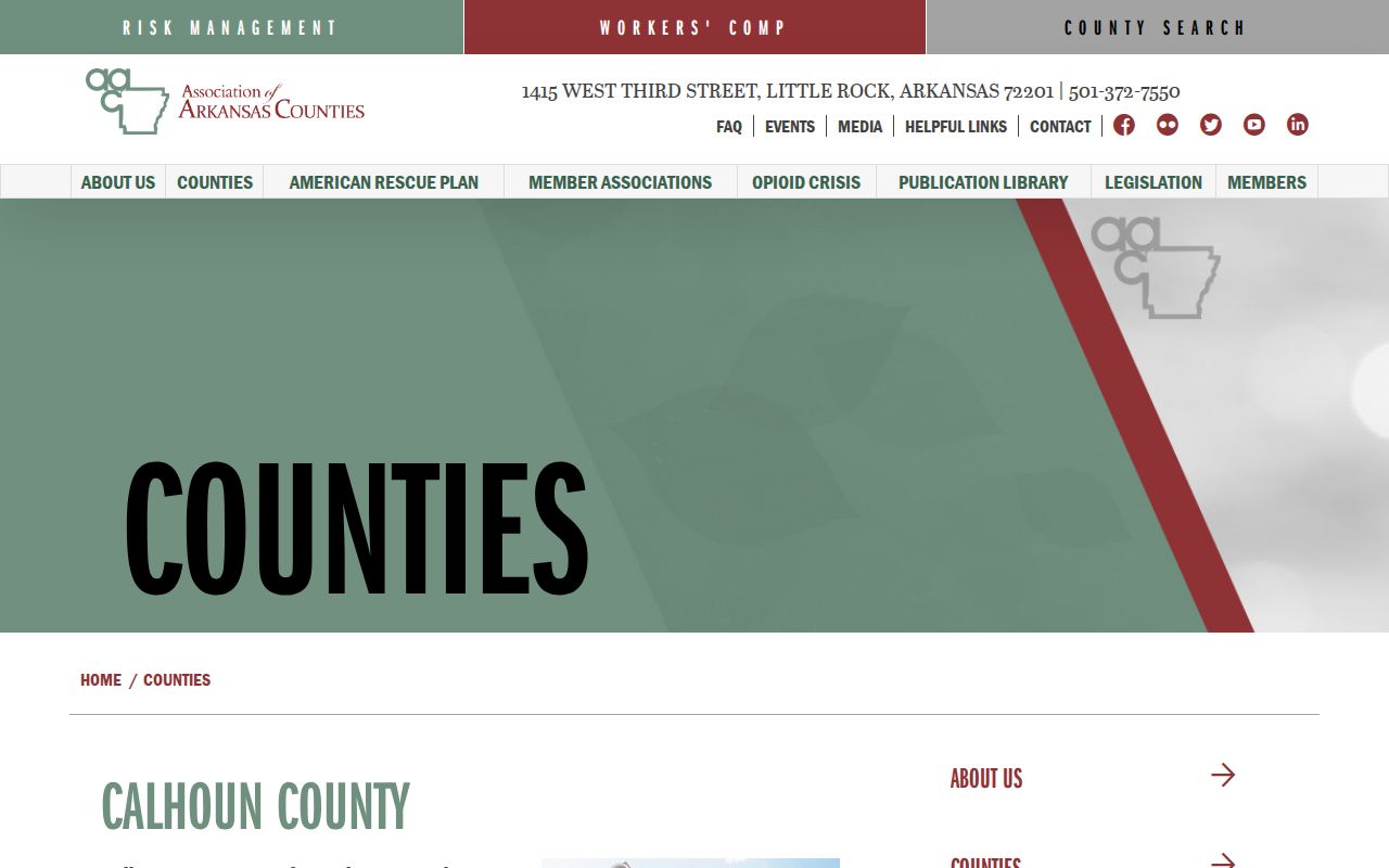 Calhoun County warrant records county profile and contact source